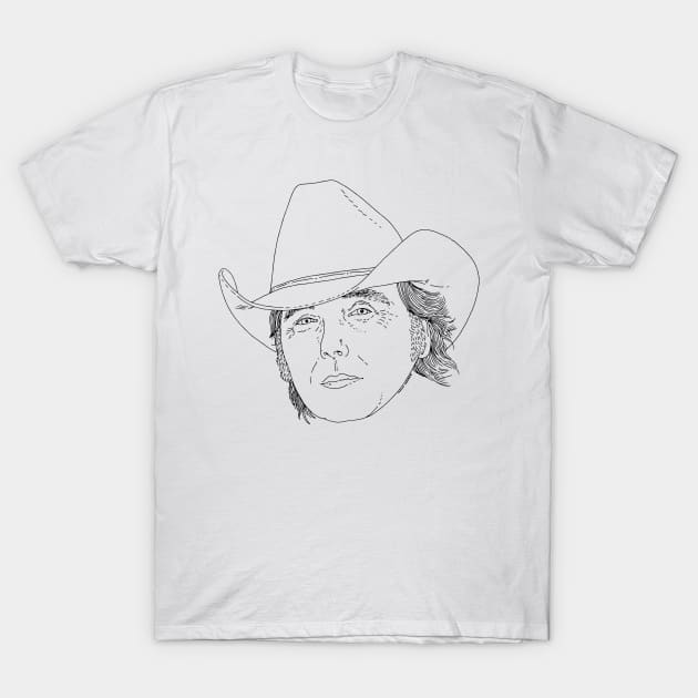 Dwight Yoakam T-Shirt by TheCosmicTradingPost